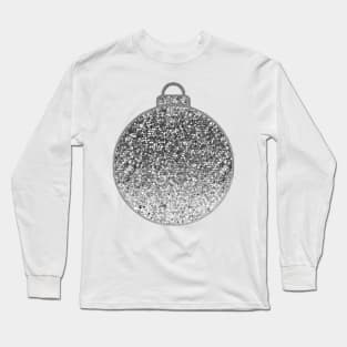 Silver Christmas bauble Long Sleeve T-Shirt